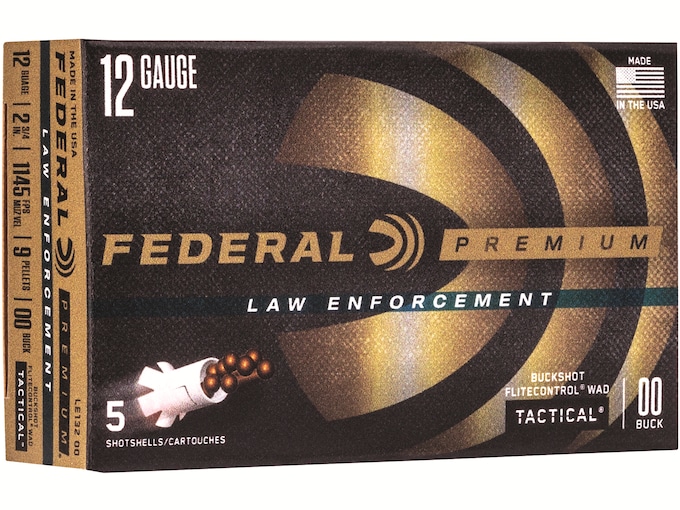 Federal - Premium Law Enforcement Tactical - 12 Gauge - Buckshot - FlightControl