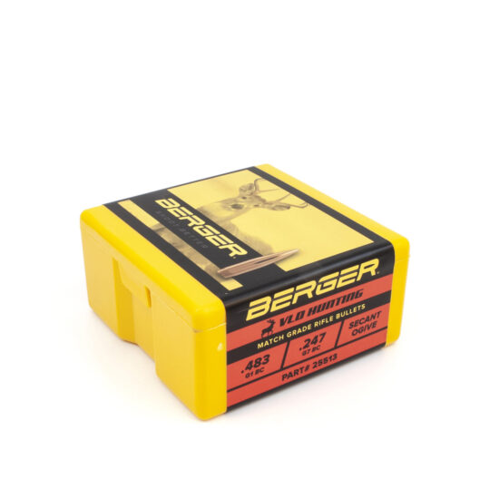 Berger - VLD Hunting Rifle - 25 Cal - Projectile Bullets