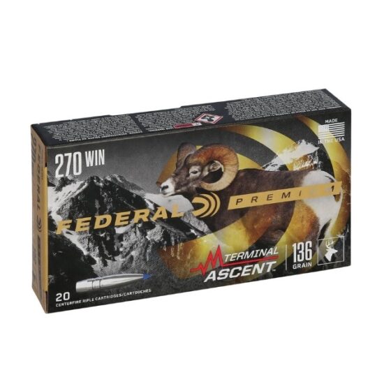 Federal - Premium Terminal Ascent - 270 Winchester - 136gr