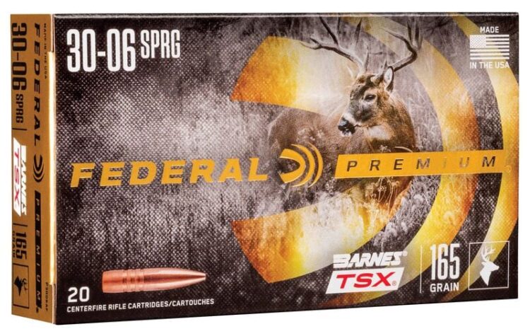 Federal Premium - 30-06 Springfield - Barnes TSX - 165gr