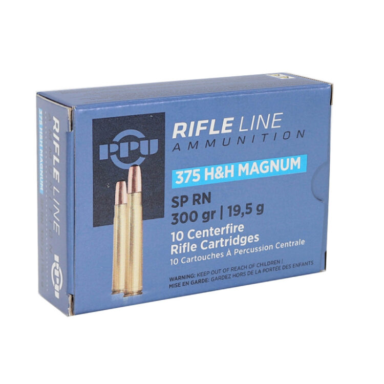 Prvi PPU - 375 H&H Magnum - 300gr - Soft Point Round Nose