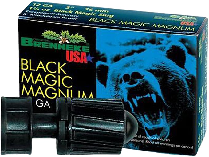 Brenneke USA - Black Magic Magnum - 12 Gauge - 5 Rounds