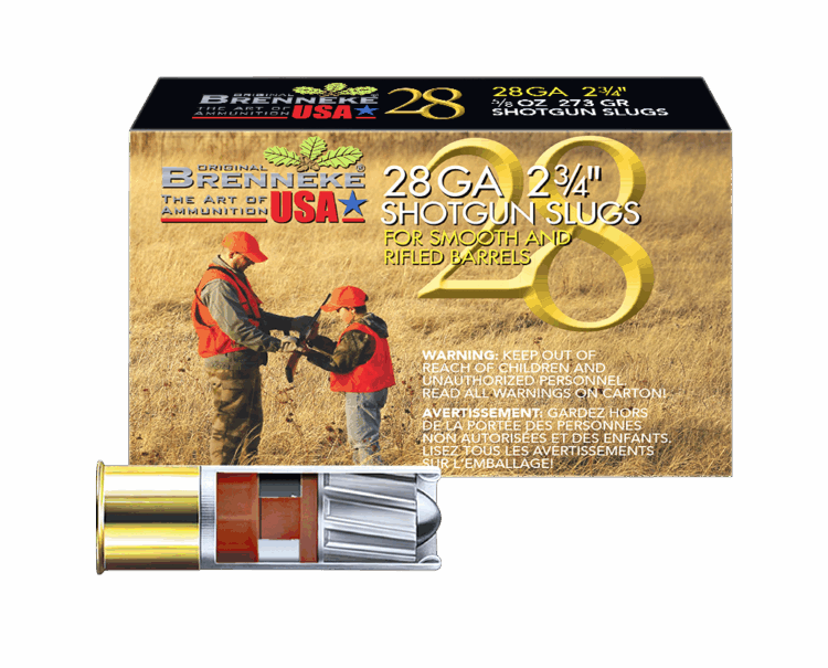 Brenneke USA - 28 Gauge - Shotgun Slugs
