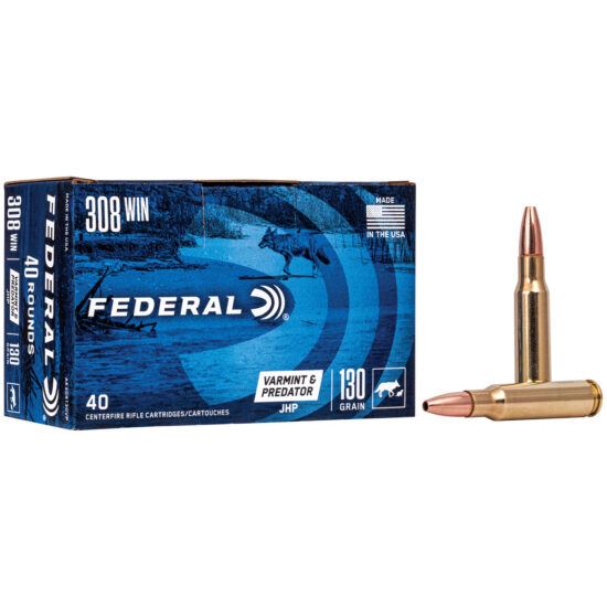 Federal - 308 Winchester - Varmint and Predator - 130gr