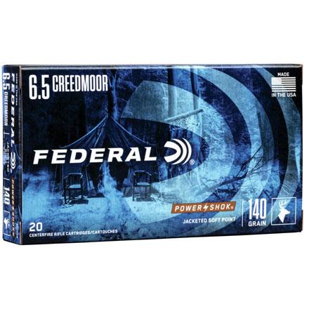 Federal - Power-Shok Rifle - 6.5x55 Swedish -140gr - JSP