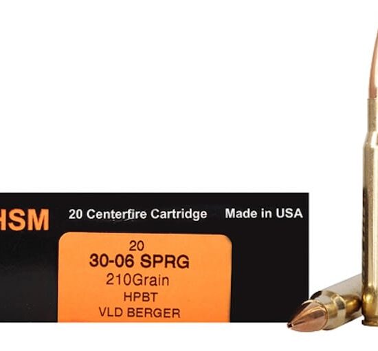 HSM - Trophy Gold - 30-06 Springfield - 210grain Berger HPBT