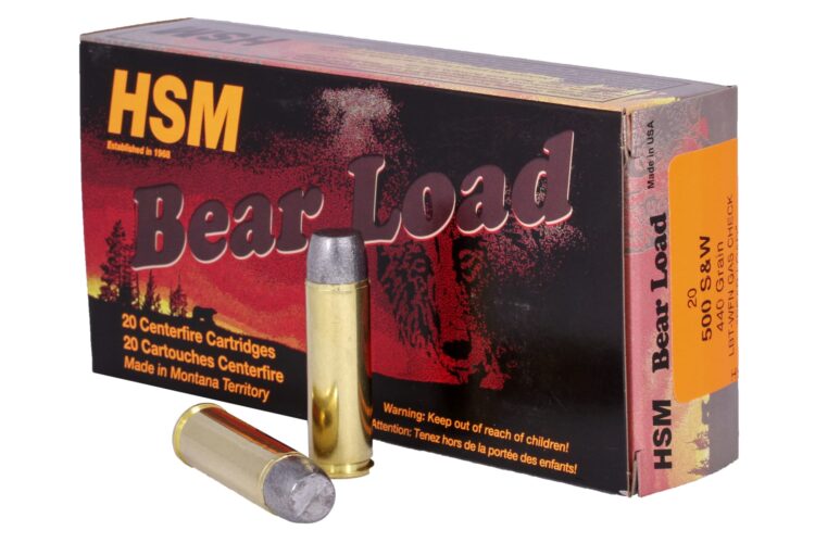 HSM - Bear Load - 500 S&W Magnum - 440gr - LBT-WFN