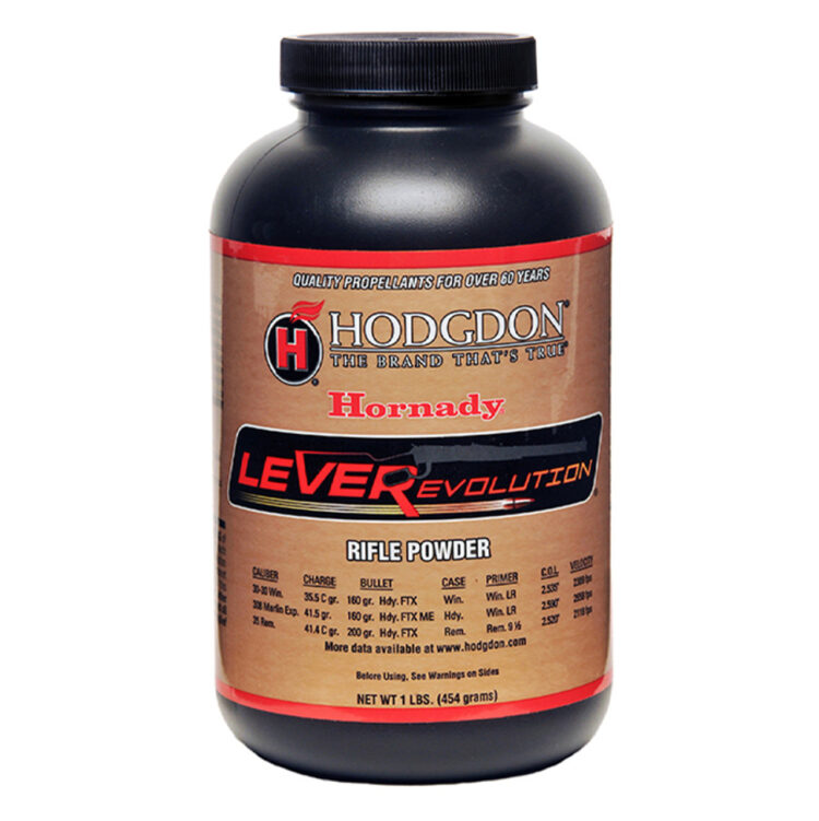 Hodgdon LEVERevolution – Rifle Powder – Bay's Custom Cartridges