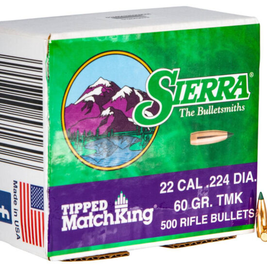 Sierra - Tipped MatchKing - 22cal - 500 Rifle Bullets