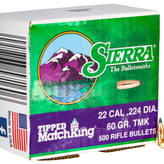 Sierra - Tipped MatchKing - 22cal - 500 Rifle Bullets