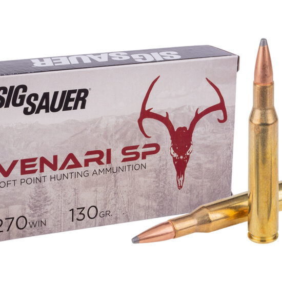 Sig Sauer - Venari SP Hunting Ammunition - 270 Winchester - 130gr
