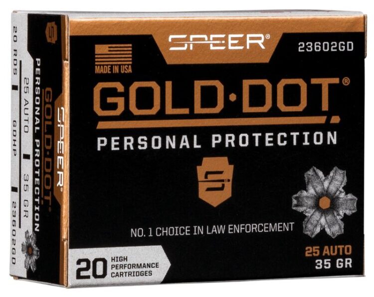 Speer - Gold Dot - 25 Auto - 35gr