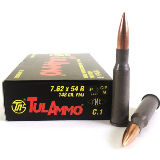 TulAmmo - 7.62x54R - 148gr - FMJ : NOTICE ALL SALES ARE FINAL