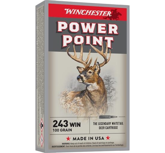 Winchester - Power Point - 243 Winchester - 100gr