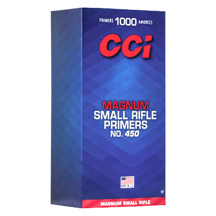 CCi - Magnum Small Rifle Primers - No. 450
